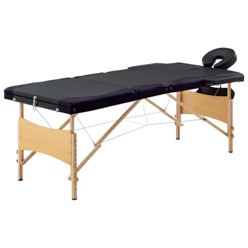 VidaXL 3-sektions massagebänk