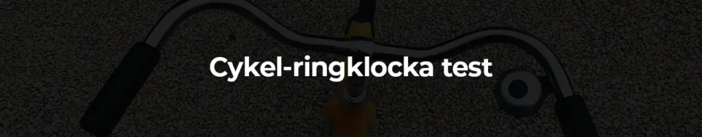 Cykel-ringklocka test
